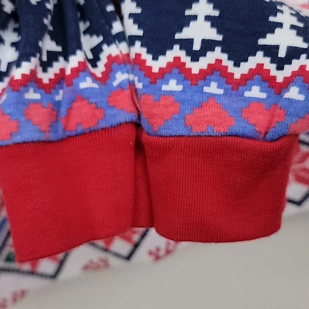Land's End Cotton Christmas Pajama Top (Top only) Christmas 16